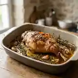 Lapin rôti au four aux herbes de Provence