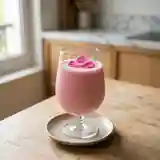 Lassi indien à la rose : boisson fraîche et parfumée