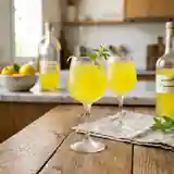 Limoncello maison traditionnel italien