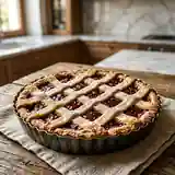 Linzer Torte sablée à la framboise