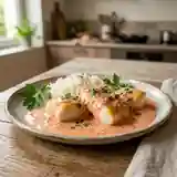 Lotte à la sauce rose onctueuse et savoureuse