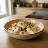 Lotte aux crevettes à la crème onctueuse : recette facile et gourmande