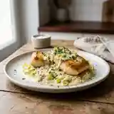Lotte crémeuse aux poireaux fondants : recette gourmande et facile