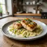 Lotte fondante aux poireaux crémeux : recette gourmande et facile