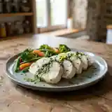 Lotte vapeur farcie aux herbes fraîches : recette gourmande et légère
