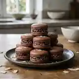 Macarons chocolat et noix de coco maison