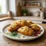 Madeleines Moelleuses Tomate, Feta & Basilic