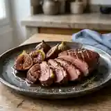 Magret de canard aux épices, figues rôties au miel et Porto : recette gourmande et raffinée