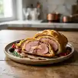 Magret de Canard Farci au Foie Gras en Croûte Dorée
