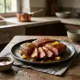 Magret de canard laqué orange et Earl Grey