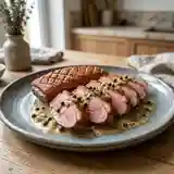Magret de canard poêlé au vin blanc et poivre vert : recette gourmande et raffinée