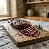 Magret de canard séché au poivre et sel : recette maison facile et savoureuse