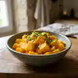 Mangue fraîche au jus d'agrumes épicé, dessert fruité et rafraîchissant