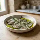 Sardines marinées au citron et à l'ail