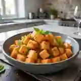Melon frappé au basilic et piment rouge