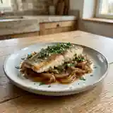 Merlan aux oignons doux fondants : recette savoureuse et facile