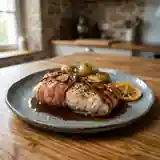 Mérou en papillote de lard au jus de poulet rôti : recette gourmande et savoureuse