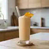Milk-shake onctueux à la pêche fraîche