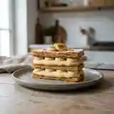 Mille-feuille gourmand à la banane et crème pâtissière