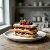 Mille-feuilles fraîcheur aux fruits et crème légère