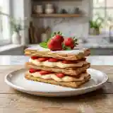 Millefeuille aux fraises gourmand et facile