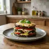 Millefeuille d'aubergine fondant et gourmand