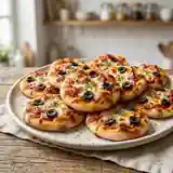 Mini pizzas express pour apéritif gourmand