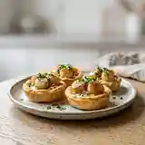 Mini-tartelettes apéritives aux noix de pétoncles : recette facile et gourmande