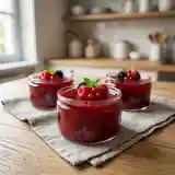 Miroir aux fruits rouges : dessert frais et gourmand