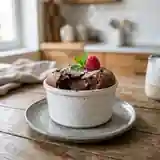 Moelleux au chocolat ultra rapide au micro-ondes pour une personne