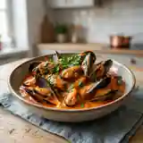 Moules à la Crème de Poivron Rouge : Recette Facile et Savoureuse