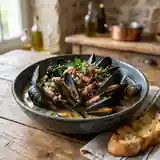 Moules au lard fumé et vin blanc : recette savoureuse et facile