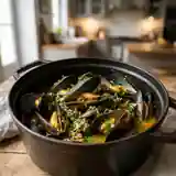 Moules épicées à la marinière revisitée