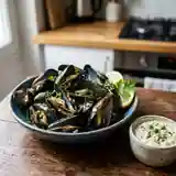 Moules Fondantes à la Mayonnaise d'Échalote