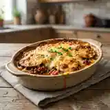 Moussaka rapide et savoureuse pour une personne