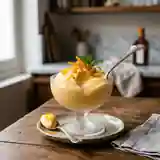 Mousse à l'orange givrée et onctueuse