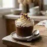 Mousse au chocolat intense et chantilly parfumée au Grand Marnier