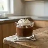 Mousse au Chocolat Noir et Glace à la Noix de Coco Maison