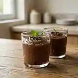 Mousse au chocolat noir intense et fraîcheur menthe