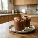 Mousse au chocolat onctueuse aux éclats de noisettes croquantes