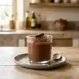 Mousse au chocolat onctueuse et légère pour une personne