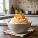 Mousse glacée onctueuse à la clémentine, dessert frais et léger