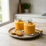 Mousse légère et onctueuse de carottes fraîches