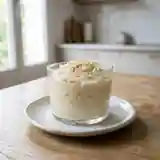 Mousse onctueuse au chocolat blanc et noix de coco