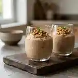 Mousse Onctueuse Marron et Noix Croquantes
