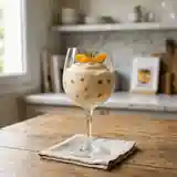 Mousse vanillée légère aux abricots frais