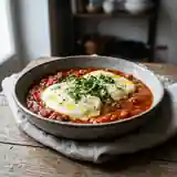 Mozzarella Fondante en Coulis de Tomates Fraîches