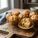 Muffins salés au fromage et oignon fondant