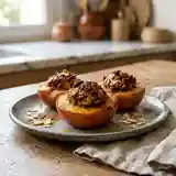Nectarines Farcies aux Amandes : Dessert Gourmand et Fruité