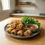 Nems vietnamiens croustillants au porc et crevettes faits maison